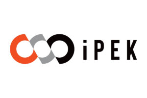 iPEK Logo auf weißem Hintergrund, repräsentiert den Hersteller von Inspektionssystemen für die professionelle Kanaltechnik.