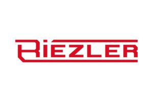 Riezler Logo, dargestellt auf weißem Hintergrund, repräsentiert den Hersteller von Kanalinspektionssystemen.